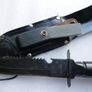 Vintage 1980s Survival Knife with compass and a storage compartment in the knife handle Image 4