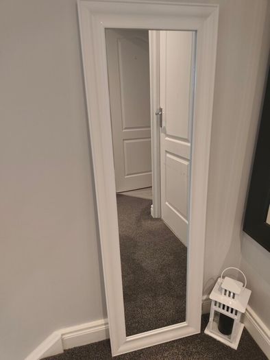 Long White Mirror
