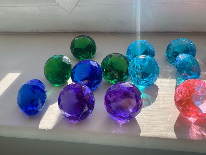 Large Acrylic Gemstones