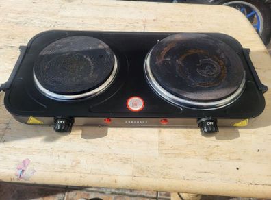Double Electric Hotplate 2500W