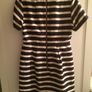 Ladies navy and white Breton nautical stripe dress - eur size 40/ uk size 12-14 Image 2