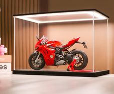 Acrylic display case with LED lights brand new
