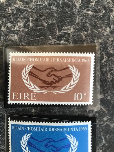 Old Irish Stamps Ireland 1965 International Co-Operation Year - Full Set