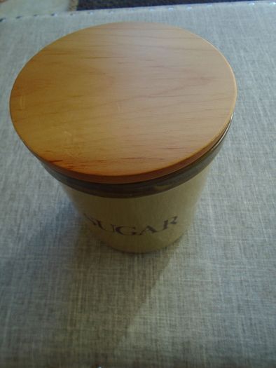 Sugar jar, Crockery, Stoneware, Kitchen