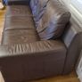 Brown Leather couch Image 2