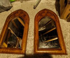 Mahogany Gothic Mirrors