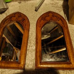Mahogany gothic mirrirs