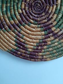 Vintage Turkish basket platter