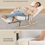 Rocking Recliner Chair with Pull-Out Footrest Image 5