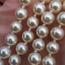 Kenneth Jay Lane 36" Pearl Necklace(With Pouch and COA) Image 5