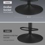 2 x  bar stools swivel Image 2