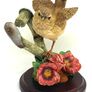 Vintage Wren With Pansies Figurine By Country Artist Andrew MacCallum Image 5