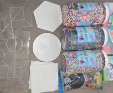 Huge Hama Perler Beads Bundle - 50000 Beads - Pegboards