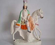 Staffordshire Style Flatback Highland Huntsman