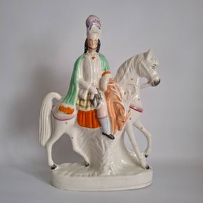 Staffordshire Style Flatback Highland Huntsman