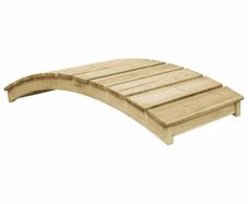 Garden Bridge 170x74 cm Impregnated Pinewood