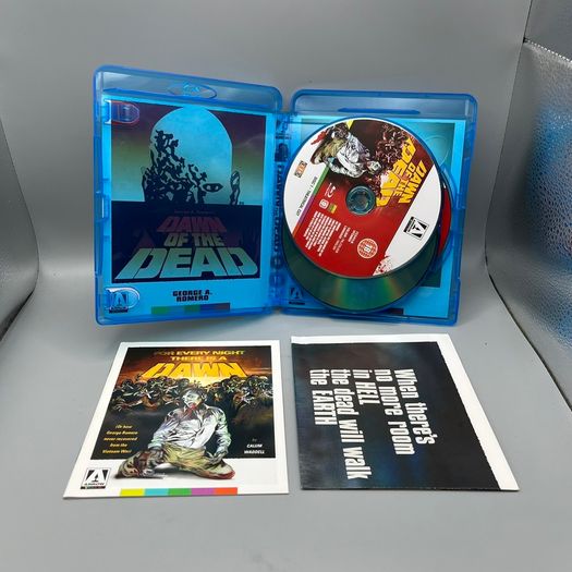 Dawn Of The Dead Blu-ray 3 Disc Arrow Limited Edition Box Set + Poster & Booklet