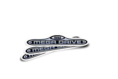 Sega Megadrive Glossy Stickers 2-Pack