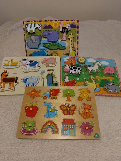 Wooden Jigsaw Puzzles X 4