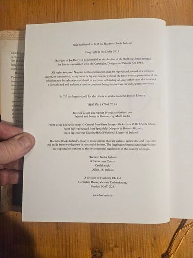 Children Of The Rising. The Untold Story Of The Young Lives Lost During Easter Rising  1916. By Joe Duffy. First Edition Large Volume Hardback With Dustjacket In Good Condition.  See Photos For Same.