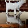 Whiteware Cow Milk Jug or Cream Pourer Newbridge Silverware Image 9