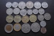 A Lot of 130 grams coins from Botswana (1976-2013)