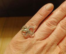 sterling silver spider ring