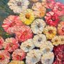Rich Floral Still Life Ornate Framed Oil Painting Image 3