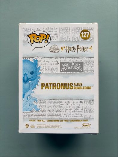 Funko Pop - Patronus Dumbledore 127 - Some Box Damage - Vinyl Action Figure