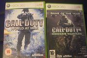 Call of duty world at war modern warfare 4 Xbox 360 game