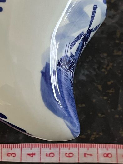 Vintage Delft Blue Clog Ashtray