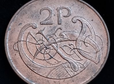 Ireland - 2000 - 2 Pence - Bird - KM.21a - UNC - [2145]