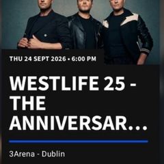 westlife tickets