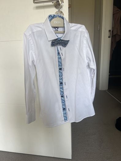 One Varones Boys Blazer with matching 1880 Club Shirt & bow tie
