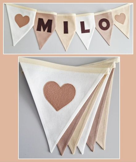 Eco-Friendly Personalised Cotton Bunting Made to Order