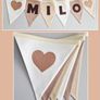 Eco-Friendly Personalised Cotton Bunting Made to Order Image 3