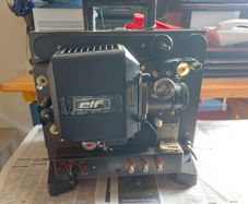 Vintage Eiki Elf NT-1 16mm Sound Film Projector Working Motor Lamp Kowa 11.250mm Lens, in very good condition, not tested