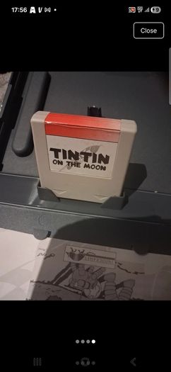 rare gx4000 tintin on the moon
