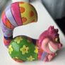Walt Disney by Romero Britto Cheshire Cat Lying Mini Figurine 2011 Image 4