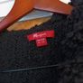 Monsoon Black  Long Boucle Kinit Coatigan.    S. 14. Image 3