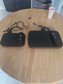 2 sky q boxs with remotes