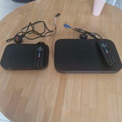 2 sky q boxs with remotes