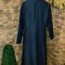 Classic Vintage 60s 70s navy dress Image 5