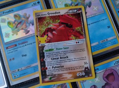 Team Magma's Groudon ! Holo Rare ! from Celebrations Set ! 25 Years Anniversary ! 2021 ! Pokemon Card !