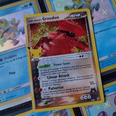 Team Magma's Groudon ! Holo Rare ! from Celebrations Set ! 25 Years Anniversary ! 2021 ! Pokemon Card !