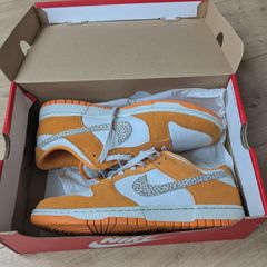 Nike Dunk Low Safari Swoosh - Kumquat Size UK 9