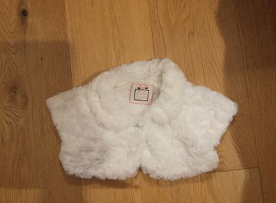 Girls fur shrug, Age 18-24 months