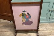 antique fire screen
