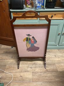 antique fire screen