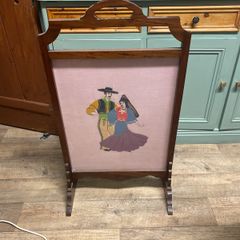 antique fire screen